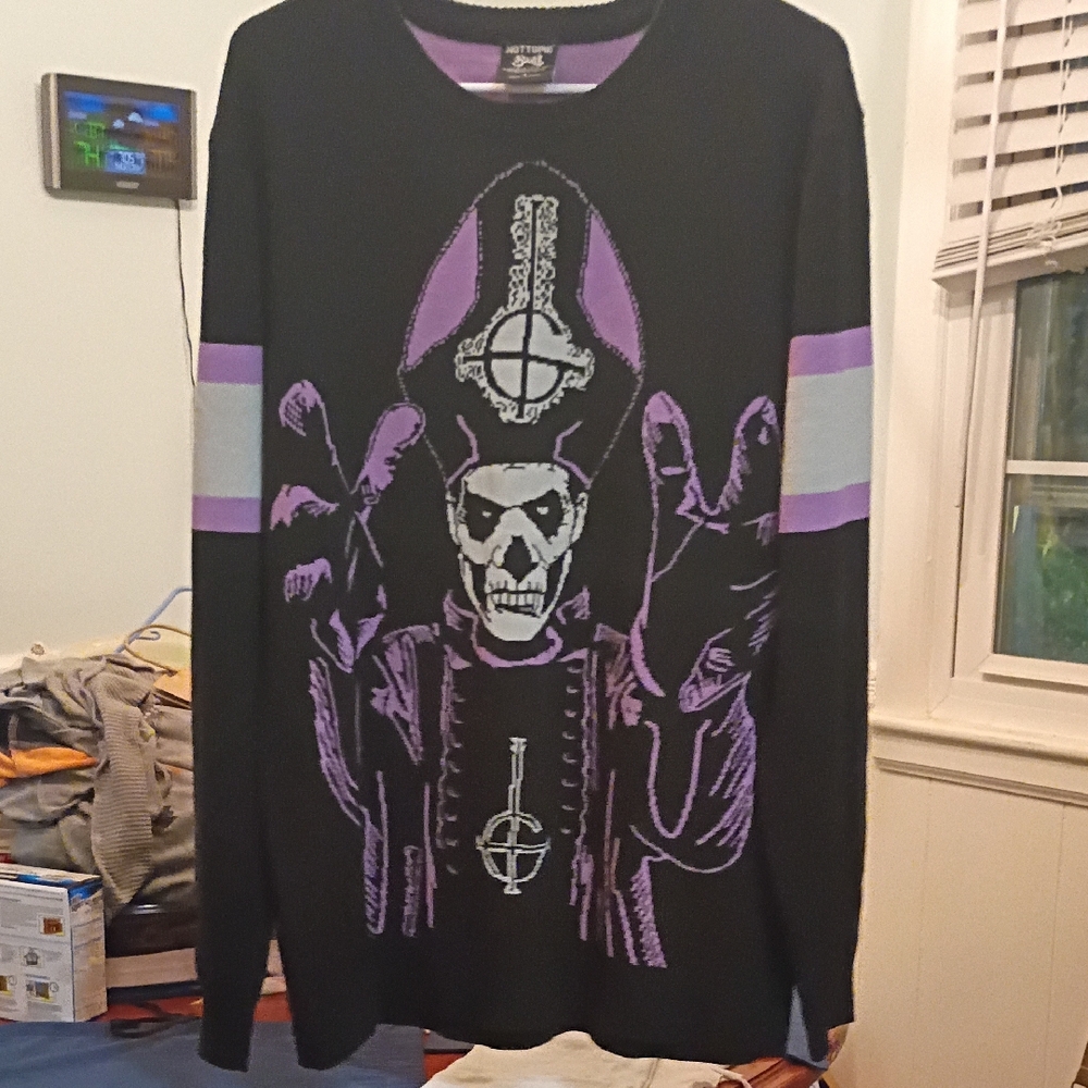 Hot Topic Ghost Band Sweater